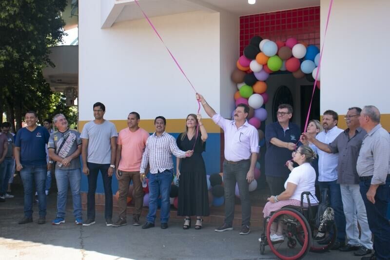 Imagem de compartilhamento para o artigo Prefeito de Chapadão do Sul João Carlos Krug entrega à população o Centro Educacional de Apoio Multiprofissional Especializado da MS Todo dia